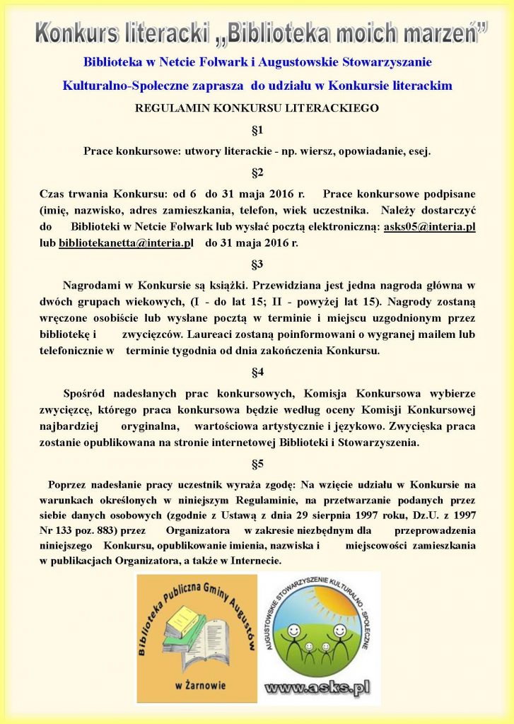 komnkurs literacki